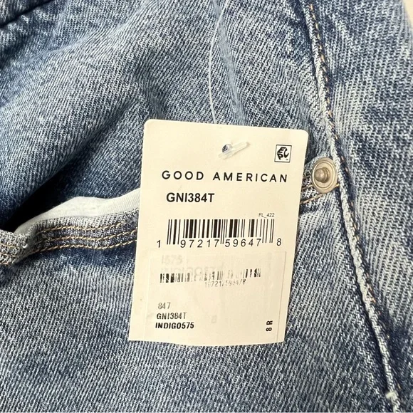 NWT Good American Good '90s Relaxed Jeans sz 29 8 Loose Fit Mid Rise Stretch - Picture 10 of 10